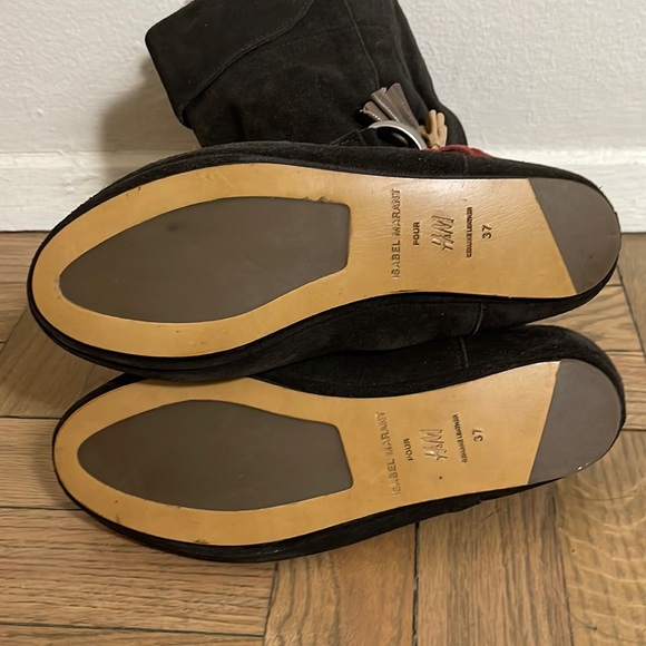 Isabel Marant Pour H&M
Ankle boots suede grey/black chain detail size 37 - Picture 7 of 11